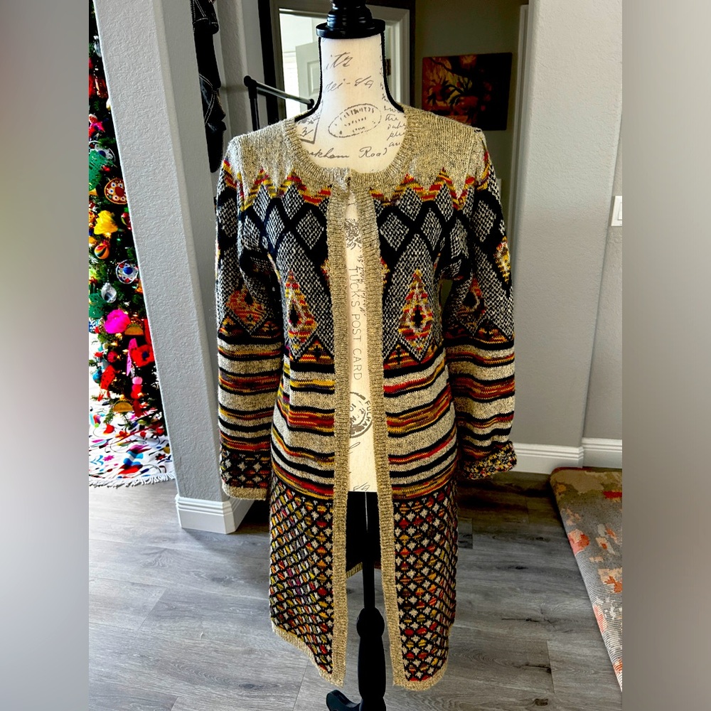 Baciano duster sweater from Anthropologie. Sz Small